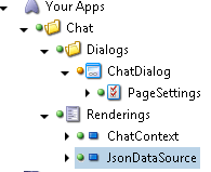 Json DataSource View Rendering